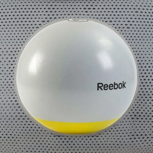 Гимнастический мяч REEBOK с утяжеленным дном и системой ABS 75 см серый