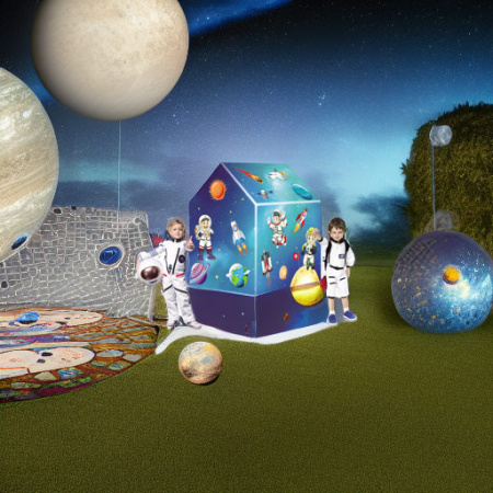 Игровой домик Космос с шариками