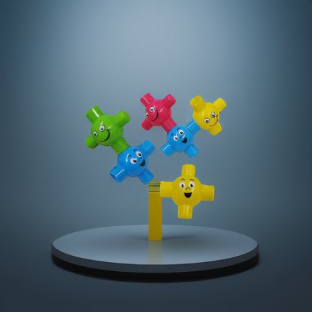 Игрушечные крепления, 12 деталей Edushape