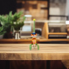 Игрушка-каталка деревянная Клоун Woody