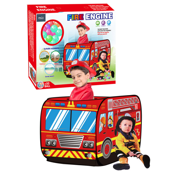 Игровой домик Пожарный фургон с шариками