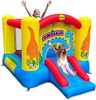 Надувной батут с горкой Забавный динозавр Happy Hop Надувной батут с горкой Забавный динозавр Happy Hop