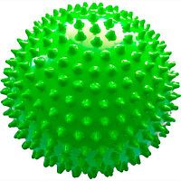 Мяч мягкий массажный ЕЖИК 18 см, зеленый Альпина Пласт