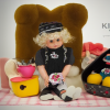 Кукла мягкая КОКО, черная Kiddy Love