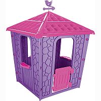 Игровой домик STONE HOUSE Pilsan розово-фиолетовый