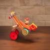 Игрушка-каталка деревянная Обезьянка на лошадке Woody