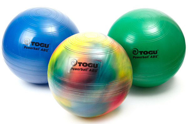 Гимнастический мяч TOGU ABS Powerball 55 см цветной