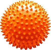 Мяч мягкий массажный ЕЖИК 18 см, оранжевый Альпина Пласт