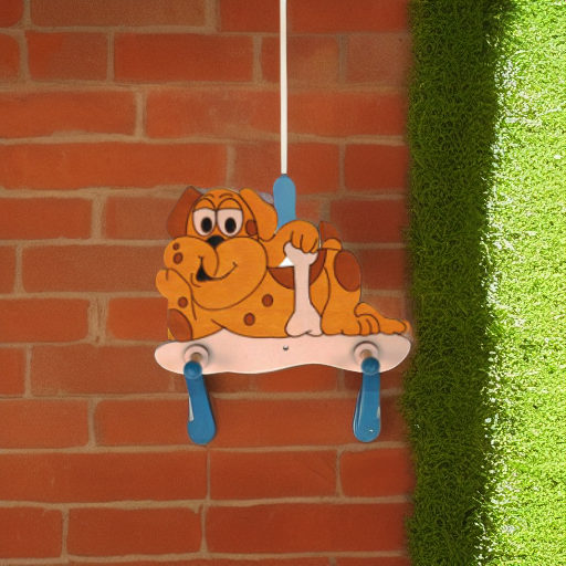 Вешалка настенная ПЕСИК, 2 крючка Pomy Toys