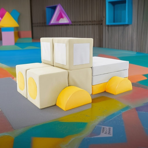 Мягкие игровые блоки Пикап Pastel Romana