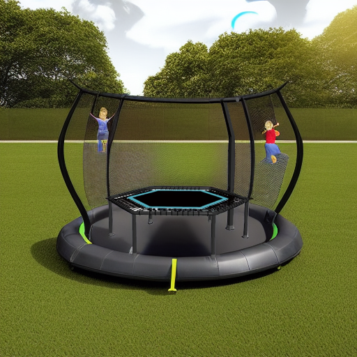 Батут с ручкой LIVEPRO Trampoline with Handle 105 см