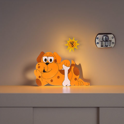 Лампа настенная ПЕСИК Pomy Toys