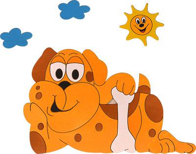 Лампа настенная ПЕСИК Pomy Toys