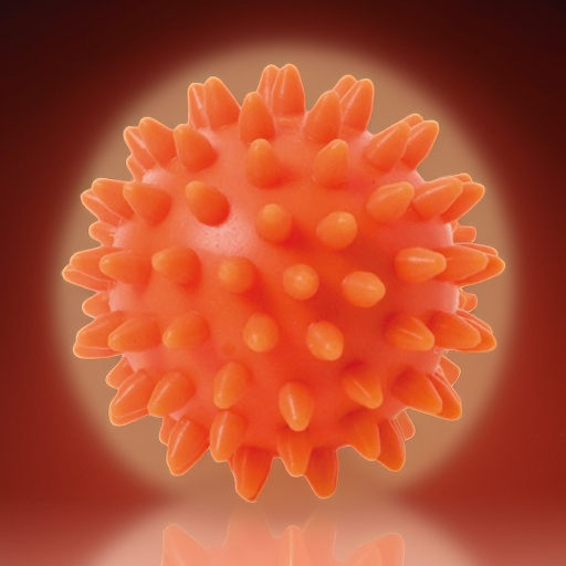 Массажный мяч TOGU Spiky Massage Ball оранжевый 6 см