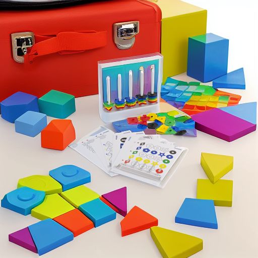 Набор обучающий Abacolor Shapes (100 элементов) в чемоданчике