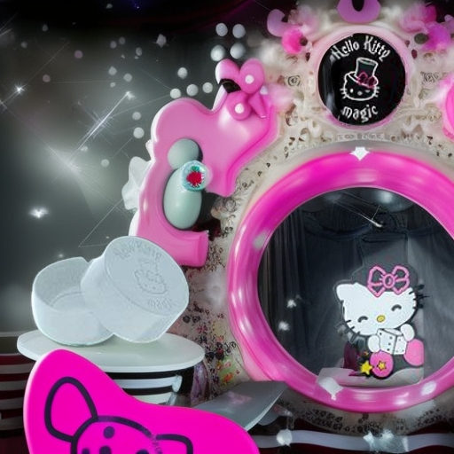 Магический трюк ТЕЛЕПАТИЧЕСКАЯ ИГРАЛЬНАЯ КОСТЬ (ХЕЛЛО КИТТИ) HelloKittyMagic