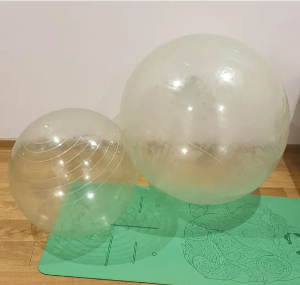 Мяч для фитнеса Opti Ball прозрачный 55 см Ledraplastic