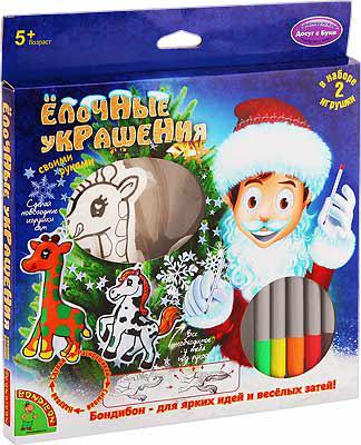 Елочные украшения ЖИРАФ И ЛОШАДКА Bondibon
