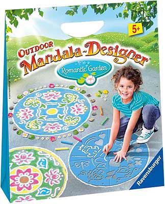Трафарет-мандала для улицы РОМАНТИЧНЫЙ САД Ravensburger