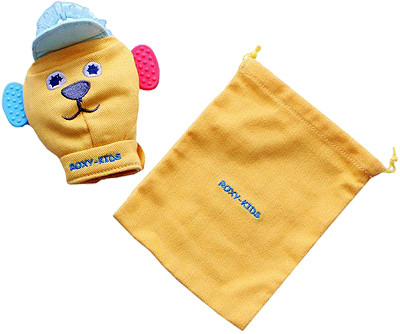 Игрушка-рукавичка ВУФФИ с голубым прорезывателем Roxy-Kids