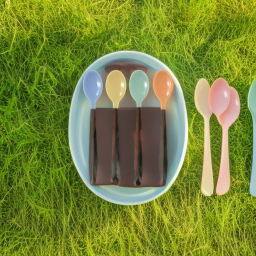 Ложечки, 4 шт., голубой Nurtria