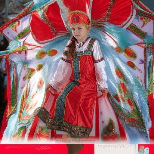 Костюм карнавальный Русская красавица, рост 134 КарнавалиЯ