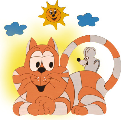 Лампа настенная КОШКА Pomy Toys