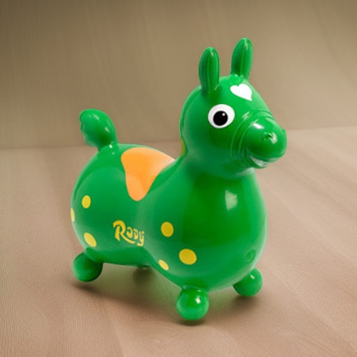 Попрыгун Лошадка Rody зеленый Ledraplastic