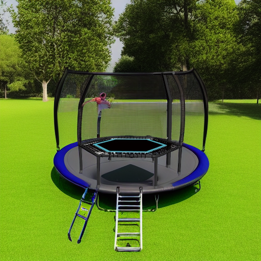 Батут с ручкой LIVEPRO Trampoline with Handle 105 см