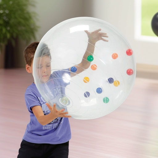 Мяч гимнастический фитбол ACTIVITY BALL 50 см с шариками Ledraplastic
