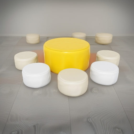 Набор мягких блоков мебели Чаепитие, 6 элементов Pastel Romana