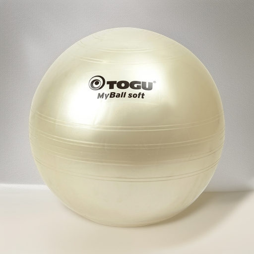 Гимнастический мяч TOGU My Ball Soft 55 см белый перламутровый