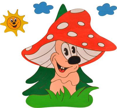 Лампа настенная МУХОМОР Pomy Toys