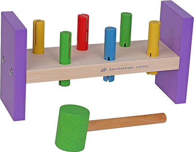 Игра с молоточком СТУЧАЛКА Краснокамская игрушка