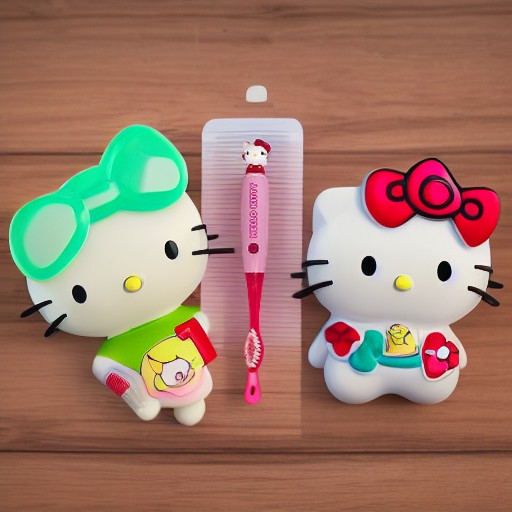 Зубная щетка HELLO KITTY 3D FIREFLY Roxy-Kids