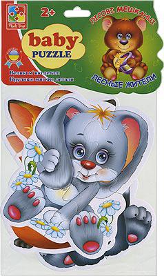 Мягкие пазлы ЛЕСНЫЕ ЖИТЕЛИ Vladi Toys