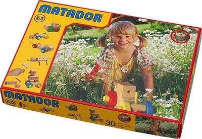 Деревянный конструктор Ki 0, 30 деталей Matador