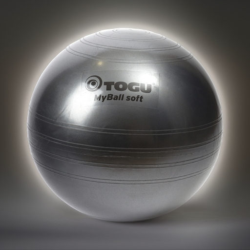 Гимнастический мяч TOGU My Ball Soft 65 см черный перламутровый