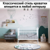 Кроватка детская 204, белая Фея