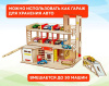 Парковка деревянная с автосервисом M-WOOD