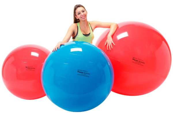 Мяч гимнастический PHYSIO GYMNIC для фитнеса синий 95 см Ledraplastic