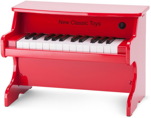 Игрушка музыкальная Пианино электронное красное New Classic Toys