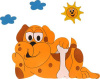 Лампа настенная ПЕСИК Pomy Toys