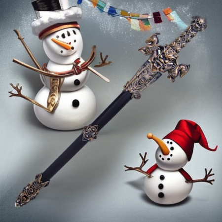Меч, 75 см Snowmen