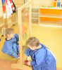 Мольберт прозрачный напольный Masterkids