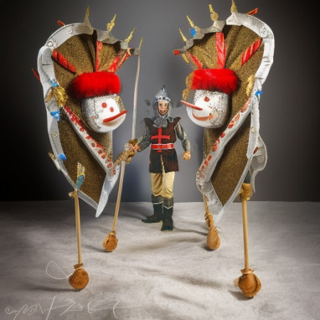 Карнавальный костюм Рыцарь, рост 120-130 Snowmen