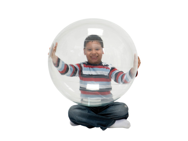 Мяч для фитнеса Opti Ball прозрачный 55 см Ledraplastic