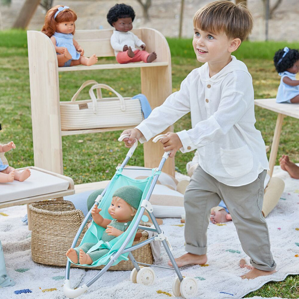 Коляска для куклы прогулочная Miniland