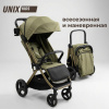 Коляска прогулочная UNIX Kids Vento Венто оливковая