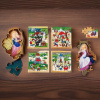 Пазлы деревянные СКАЗКИ, 4 штуки Rolf